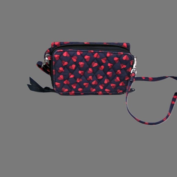Vera Bradley Crossbody in Sweat Hearts Fabric, RFID All in One - Picture 3 of 7